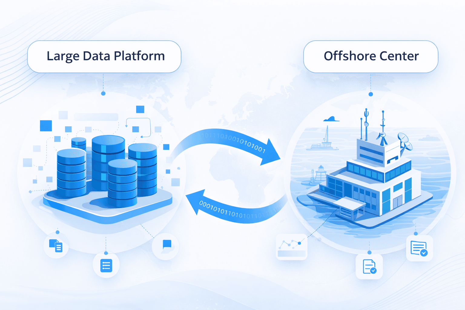 Large data platform and offshore center in 2024