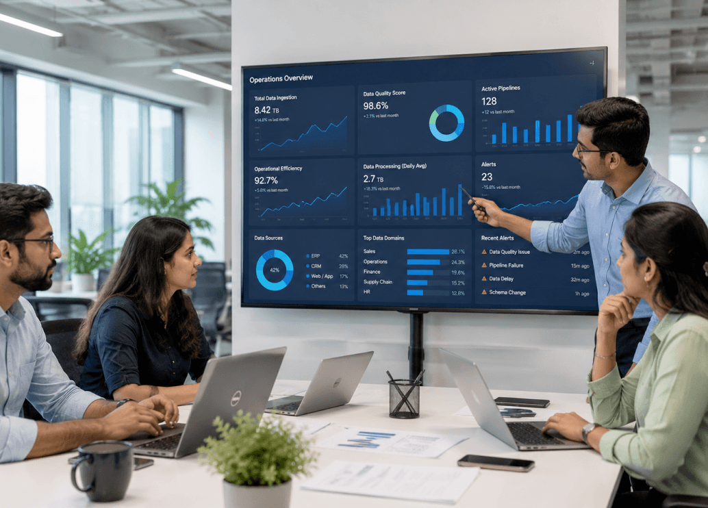 Data infrastructure and analytics visualization